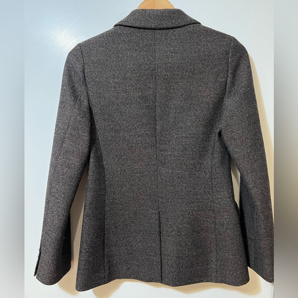 Brown Tweed Blazer Jacket in Sz 0 - Picture 2 of 4